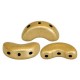 Les perles par Puca® Arcos beads Light gold mat 00030/01710